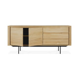 Shadow Sideboard - Eiche - 2 Türen - 3 Schubladen - 180 x 45 x 80 cm - ZEN ZONE Furniture