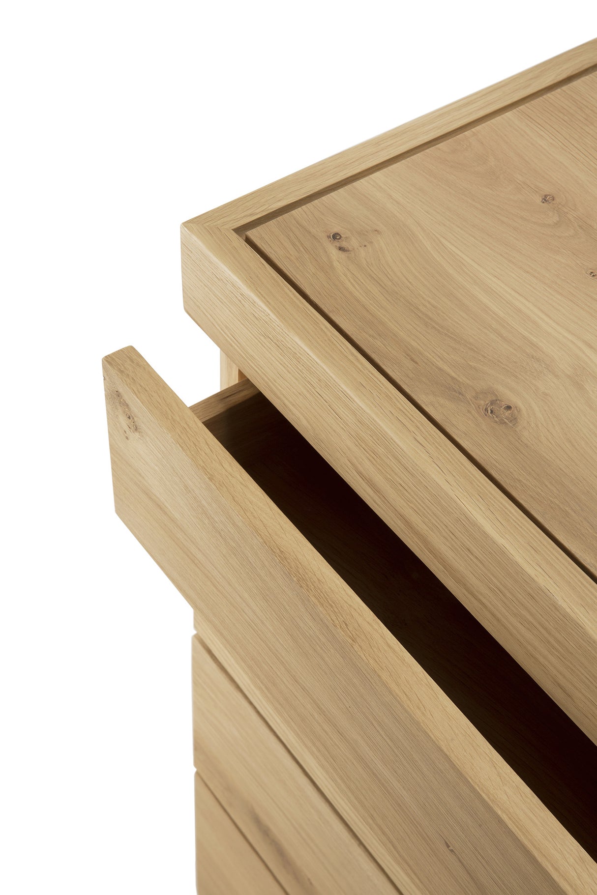 Burger Kommode - Eiche - 4 Schubladen - 100 x 50 x 90 cm - ZEN ZONE Furniture