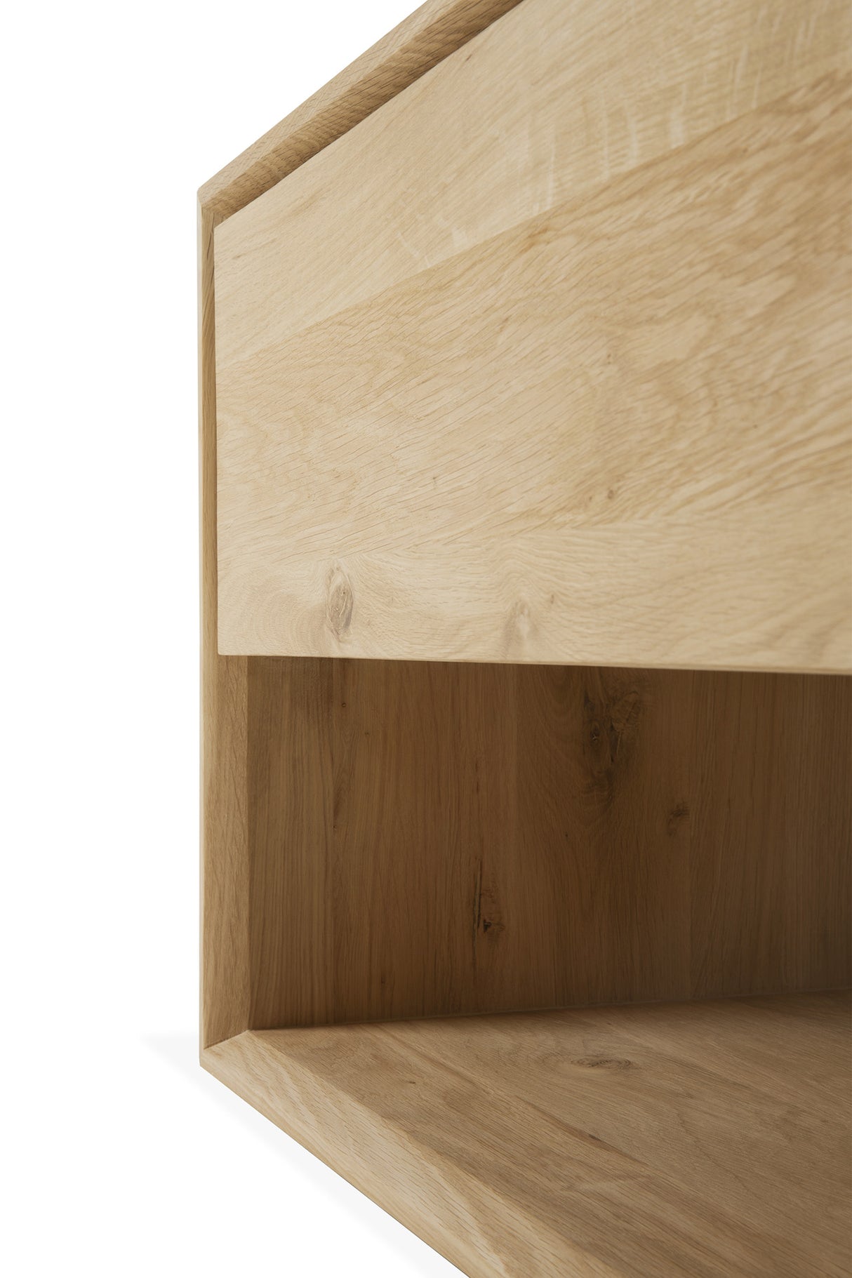 Nordic TV-Schrank - Eiche - 1 Klapptür - 1 Schublade - 120 x 46 x 45 cm - ZEN ZONE Furniture