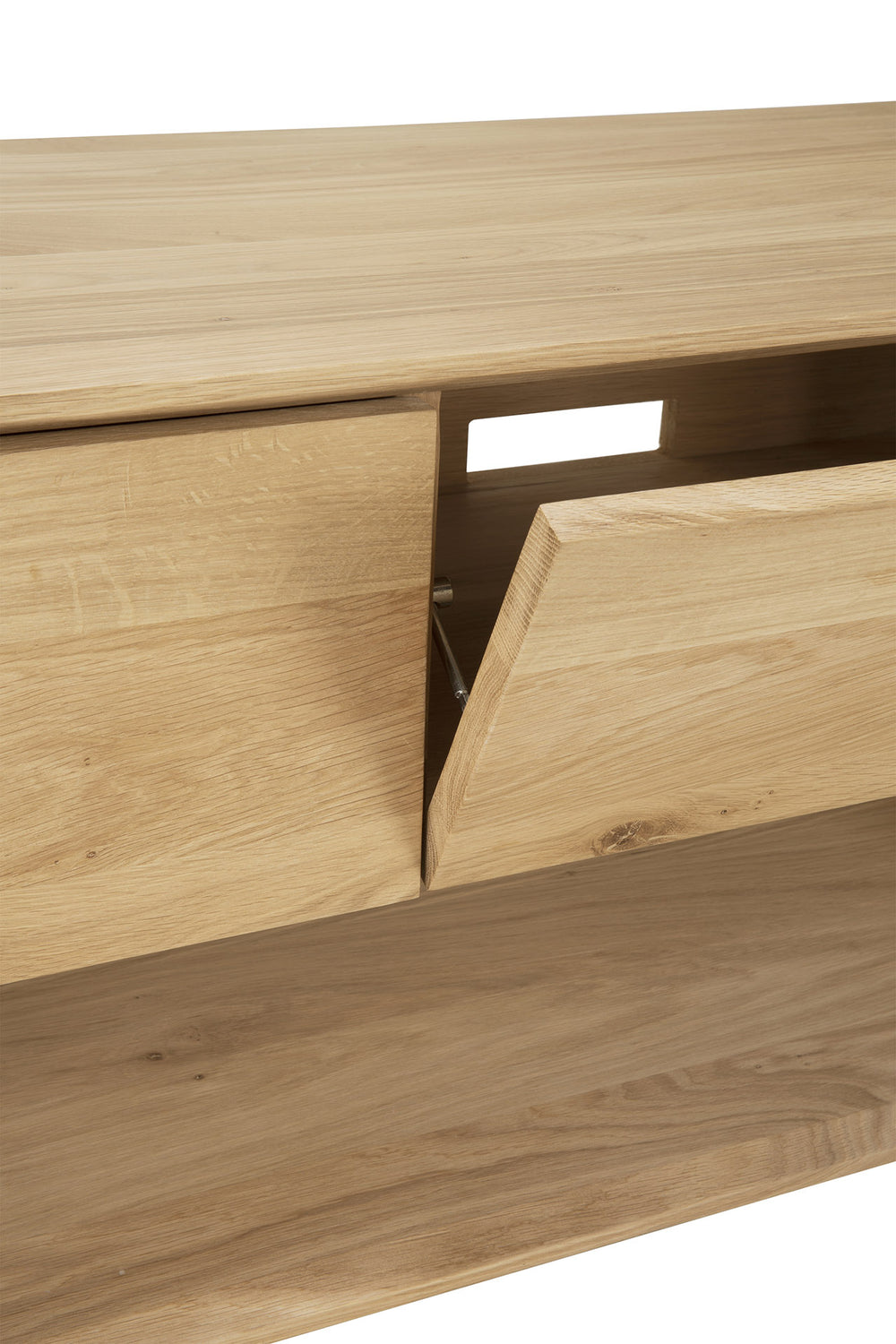Nordic TV-Schrank - Eiche - 1 Klapptür - 1 Schublade - 180 x 46 x 45 cm - ZEN ZONE Furniture