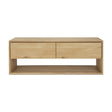 Nordic TV-Schrank - Eiche - 1 Klapptür - 1 Schublade - 120 x 46 x 45 cm - ZEN ZONE Furniture
