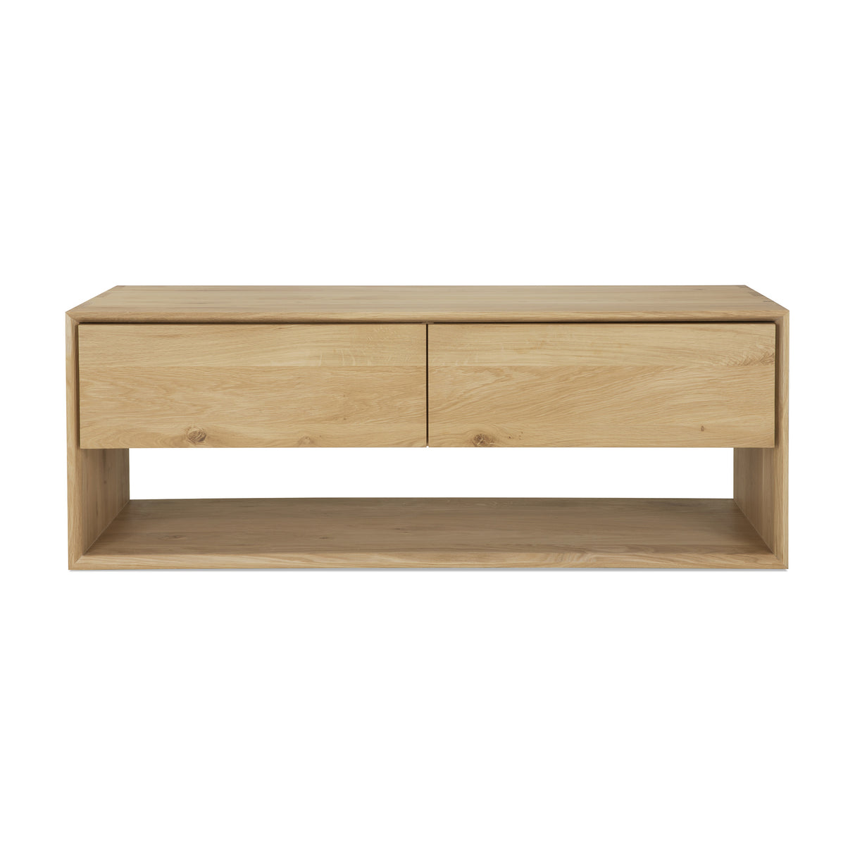 Nordic TV-Schrank - Eiche - 1 Klapptür - 1 Schublade - 120 x 46 x 45 cm - ZEN ZONE Furniture