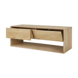 Nordic TV-Schrank - Eiche - 1 Klapptür - 1 Schublade - 120 x 46 x 45 cm - ZEN ZONE Furniture