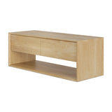 Nordic TV-Schrank - Eiche - 1 Klapptür - 1 Schublade - 120 x 46 x 45 cm - ZEN ZONE Furniture