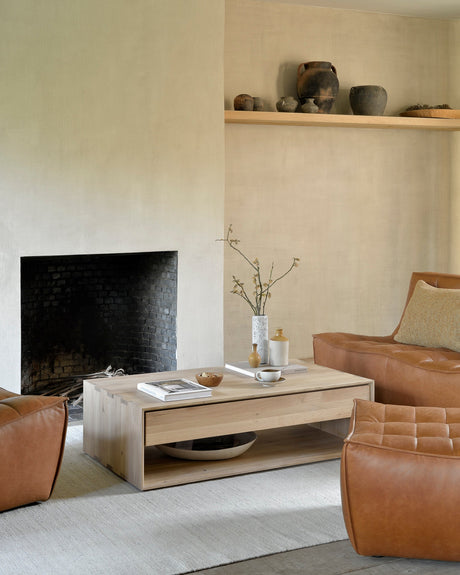 Nordic Couchtisch - Eiche - 1 Schublade - rechteckig - ZEN ZONE