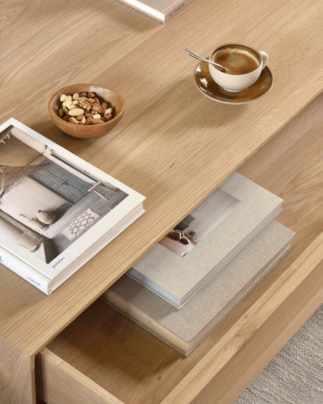 Nordic Couchtisch - Eiche - 1 Schublade - rechteckig - ZEN ZONE