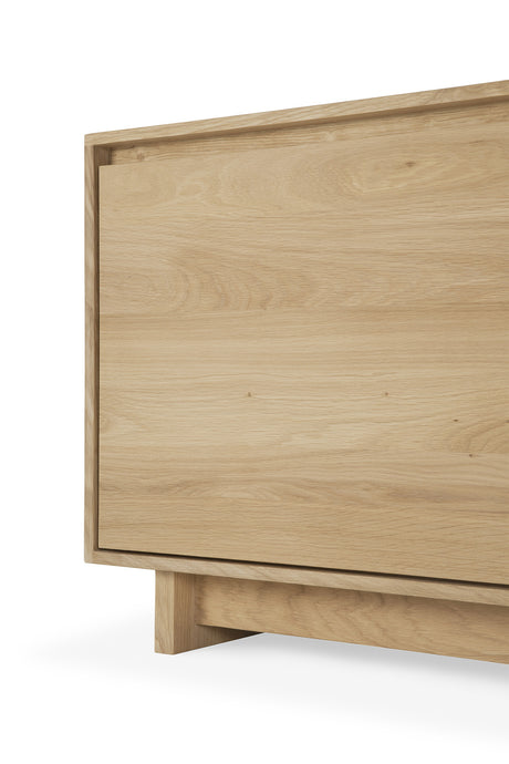 Wave TV-Schrank - Eiche - 2 Türen - 1 Klapptür - 1 Schublade - 210 x 46 x 60 cm - ZEN ZONE Furniture