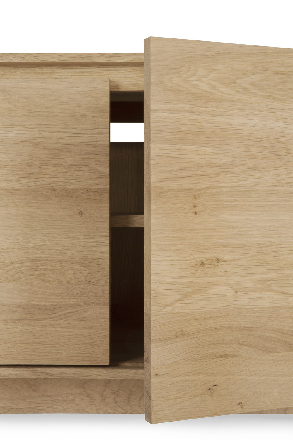 Wave TV-Schrank - Eiche - 2 Türen - 1 Klapptür - 1 Schublade - 210 x 46 x 60 cm - ZEN ZONE Furniture