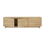 Wave TV-Schrank - Eiche - 2 Türen - 1 Klapptür - 1 Schublade - 210 x 46 x 60 cm - ZEN ZONE Furniture