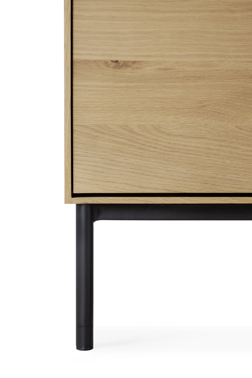 Whitebird Sideboard - lackierte Eiche - 2 Türen - 3 Schubladen - 180 x 45 x 80 cm - ZEN ZONE Furniture