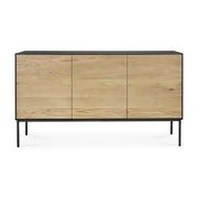 Blackbird Sideboard - lackierte Eiche - 3 Türen - 150 x 45 x 85 cm - ZEN ZONE Furniture