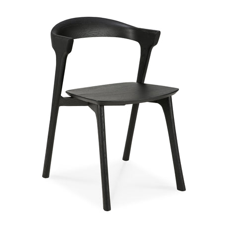 Bok Esszimmerstuhl - lackierte Eiche - schwarz - 50 x 54 x 76 cm - ZEN ZONE