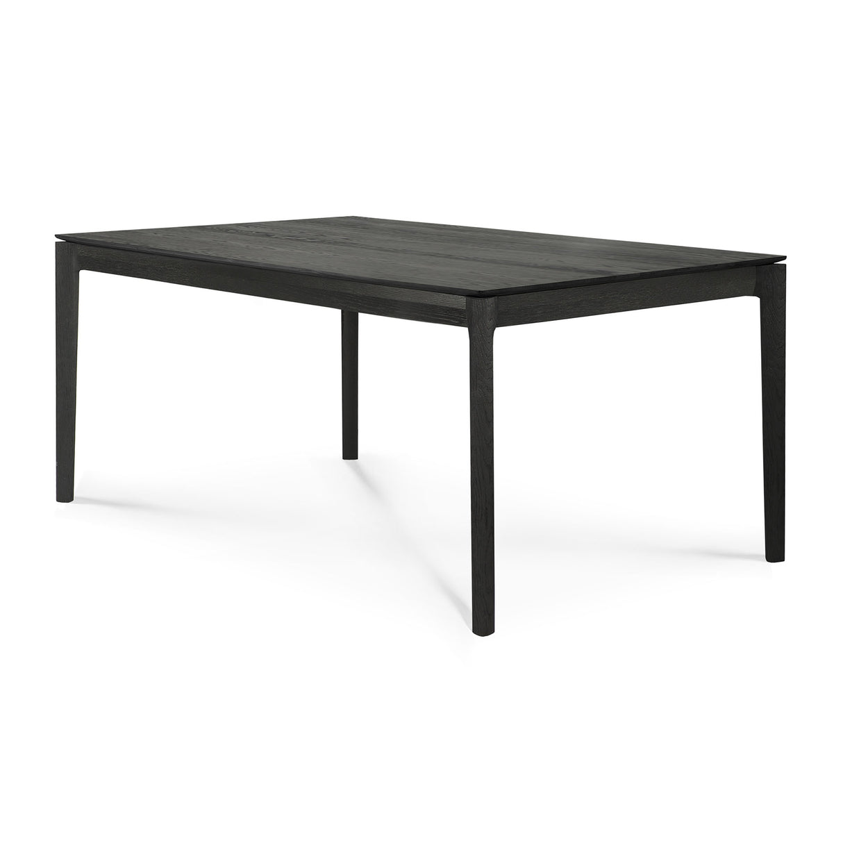 Bok Esstisch - lackierte Eiche - schwarz - rechteckig - 160 x 80 x 76 cm - ZEN ZONE