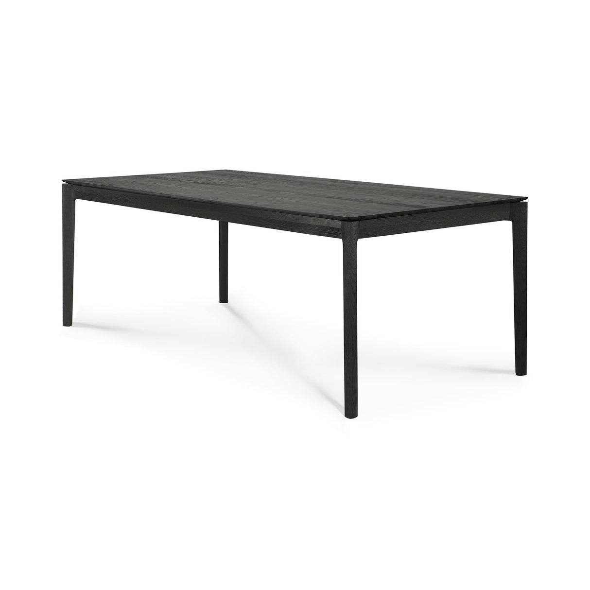 Bok Esstisch - lackierte Eiche - schwarz - rechteckig - 200 x 95 x 76 cm - ZEN ZONE