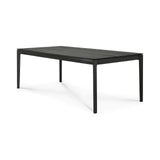 Bok Esstisch - lackierte Eiche - schwarz - rechteckig - 200 x 95 x 76 cm - ZEN ZONE
