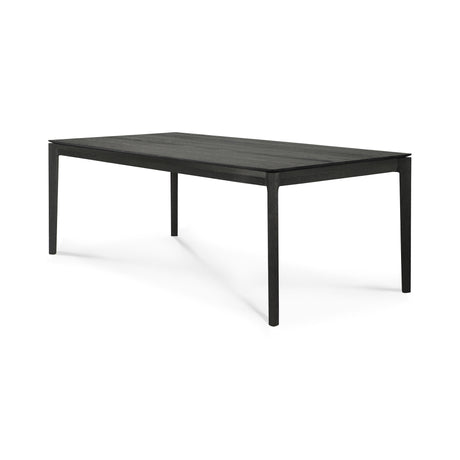 Bok Esstisch - lackierte Eiche - schwarz - rechteckig - 200 x 95 x 76 cm - ZEN ZONE