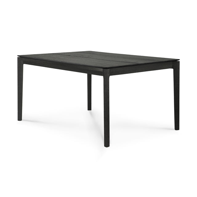 Bok Esstisch - lackierte Eiche - schwarz - rechteckig - 140 x 80 x 76 cm - ZEN ZONE