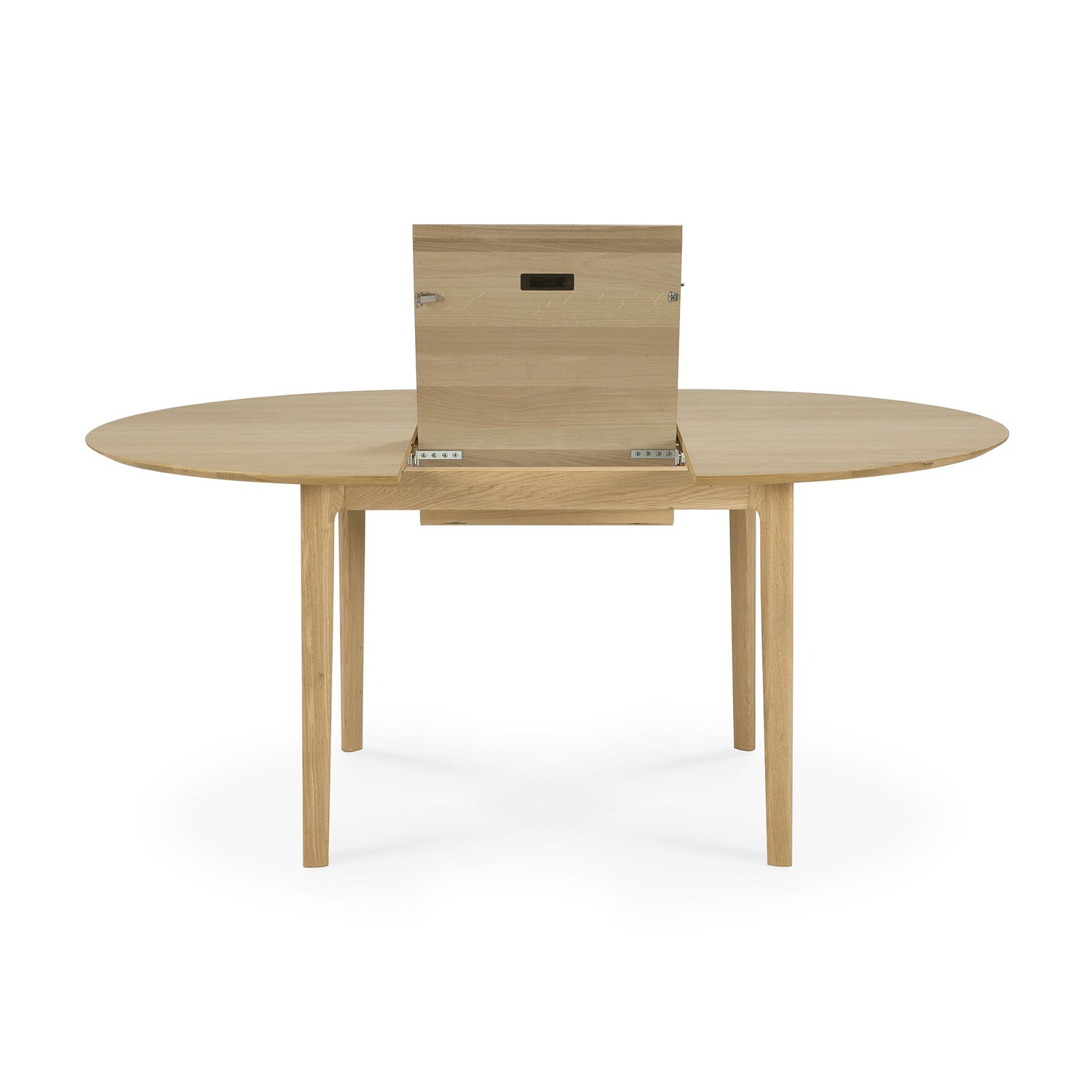 Bok ausziehbarer Esstisch - Eiche - rund - 129/179 x 129 x 76 cm - ZEN ZONE