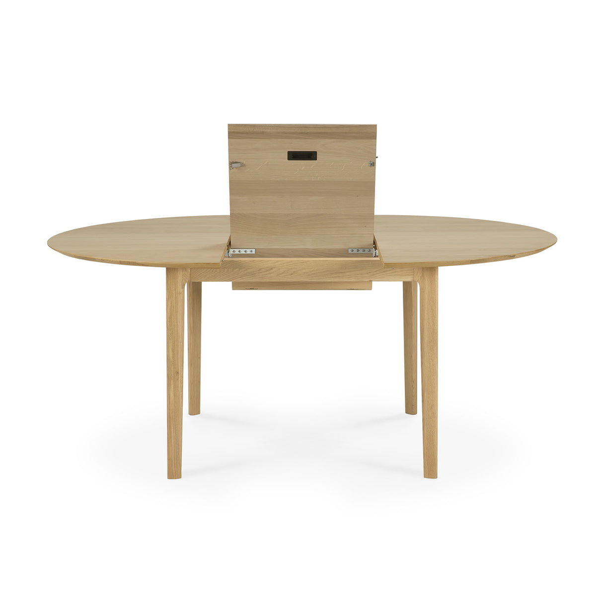 Bok ausziehbarer Esstisch - Eiche - rund - 129/179 x 129 x 76 cm - ZEN ZONE