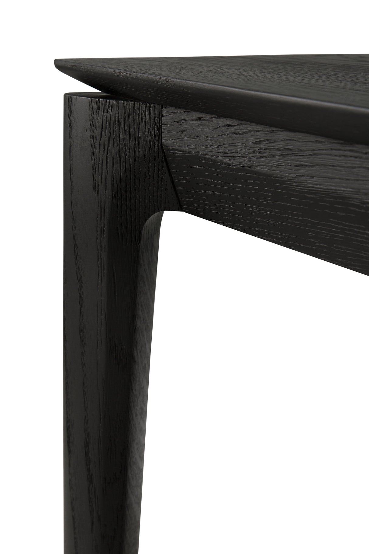 Bok Sitzbank - lackierte Eiche - schwarz - 166 x 35 x 46 cm - ZEN ZONE