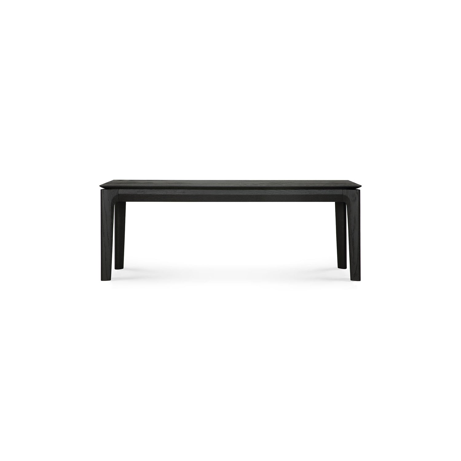 Bok Sitzbank - lackierte Eiche - schwarz - 126 x 35 x 46 cm - ZEN ZONE