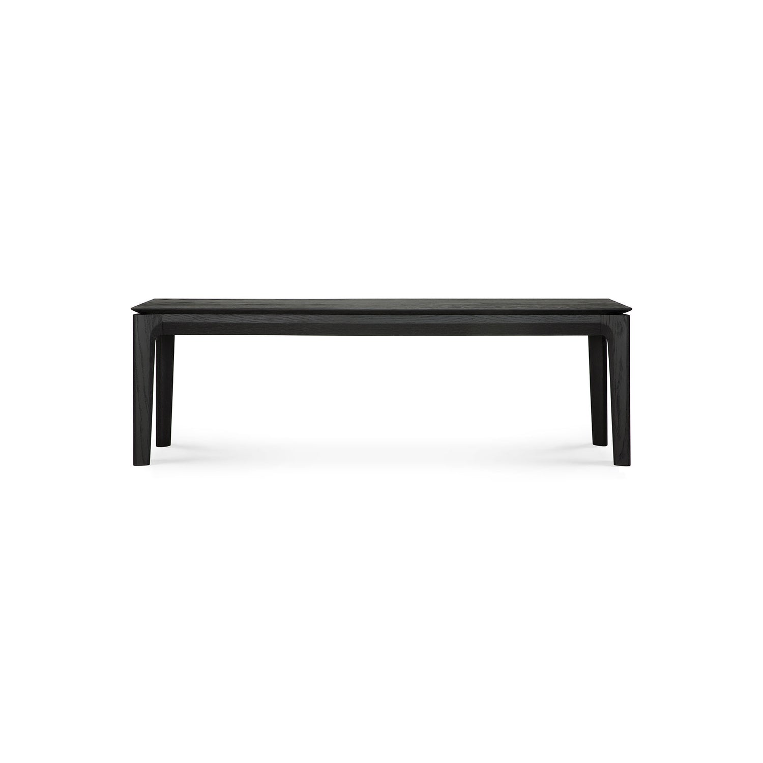 Bok Sitzbank - lackierte Eiche - schwarz - 146 x 35 x 46 cm - ZEN ZONE