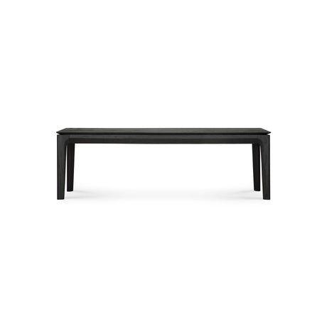 Bok Sitzbank - lackierte Eiche - schwarz - 146 x 35 x 46 cm - ZEN ZONE