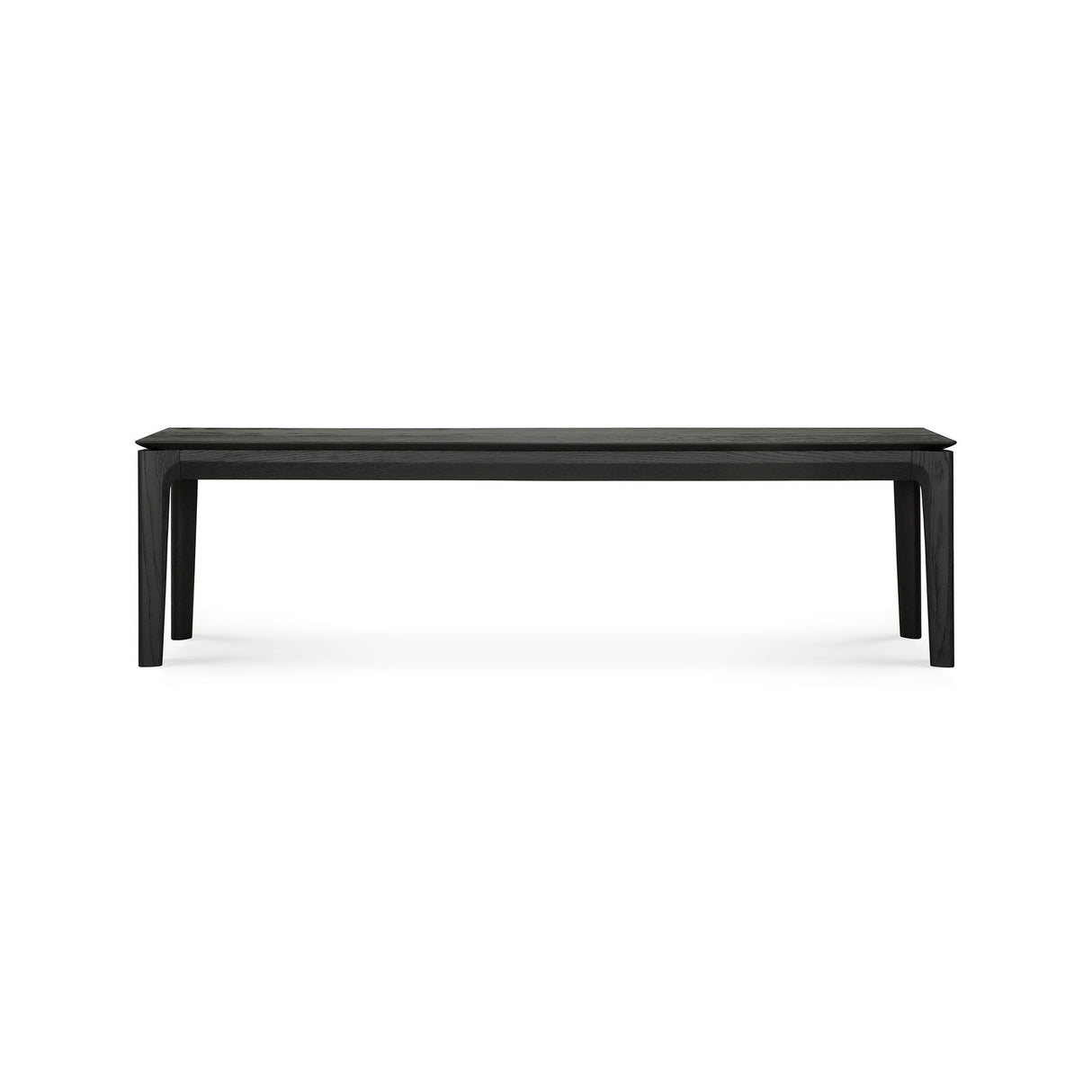 Bok Sitzbank - lackierte Eiche - schwarz - 166 x 35 x 46 cm - ZEN ZONE