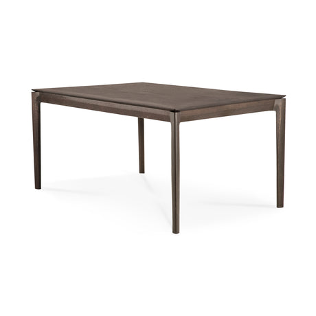 Bok Esstisch - lackierte Eiche - braun - rechteckig - 140 x 80 x 76 cm - ZEN ZONE