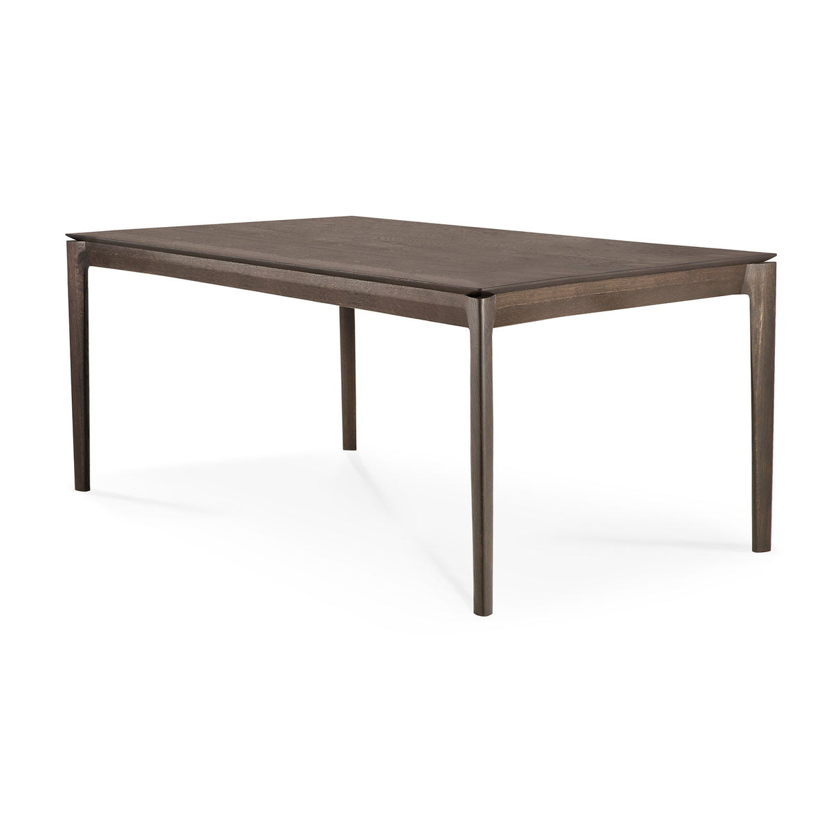 Bok Esstisch - lackierte Eiche - braun - rechteckig - 160 x 80 x 76 cm - ZEN ZONE
