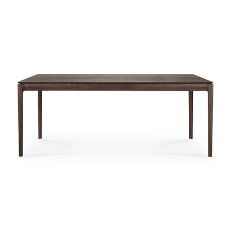 Bok Esstisch - lackierte Eiche - braun - rechteckig - 200 x 95 x 76 cm - ZEN ZONE