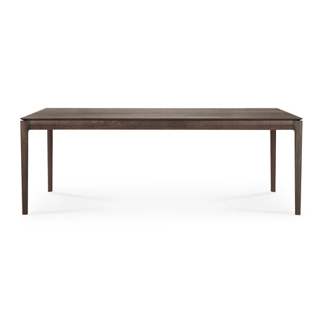 Bok Esstisch - lackierte Eiche - braun - rechteckig - 220 x 95 x 76 cm - ZEN ZONE