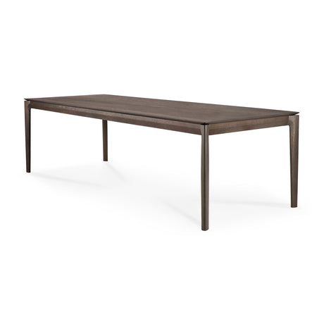 Bok Esstisch - lackierte Eiche - braun - rechteckig - 240 x 100 x 76 cm - ZEN ZONE