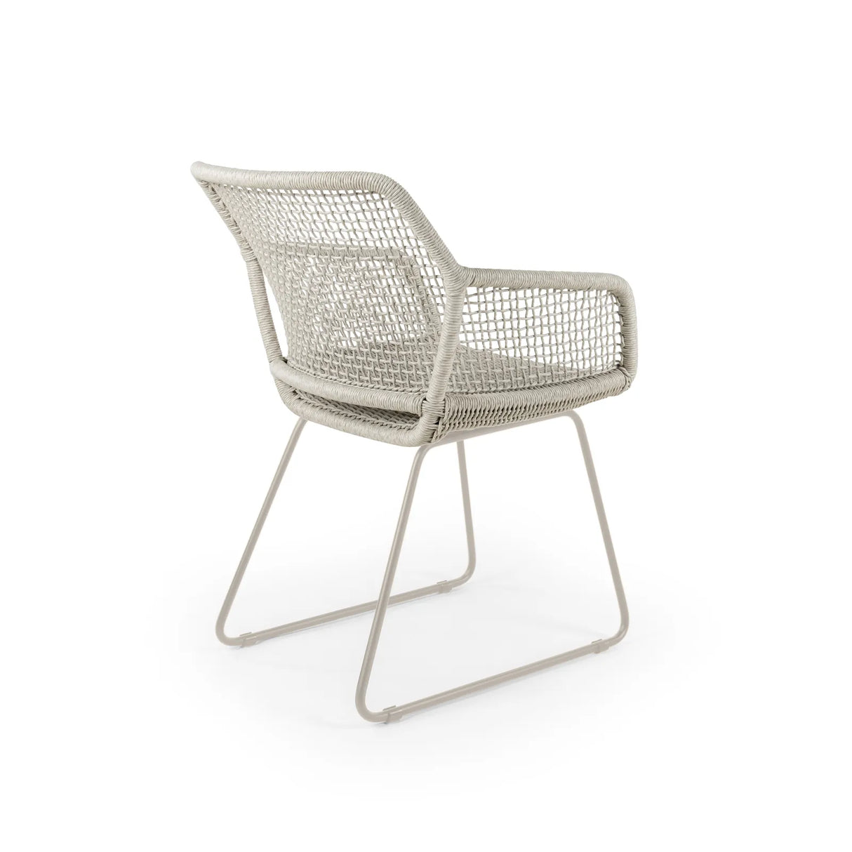 ESTA Gartenstuhl aus Aluminium Leinen geflechtet - ZEN ZONE Furniture