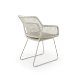 ESTA Gartenstuhl aus Aluminium Leinen geflechtet - ZEN ZONE Furniture