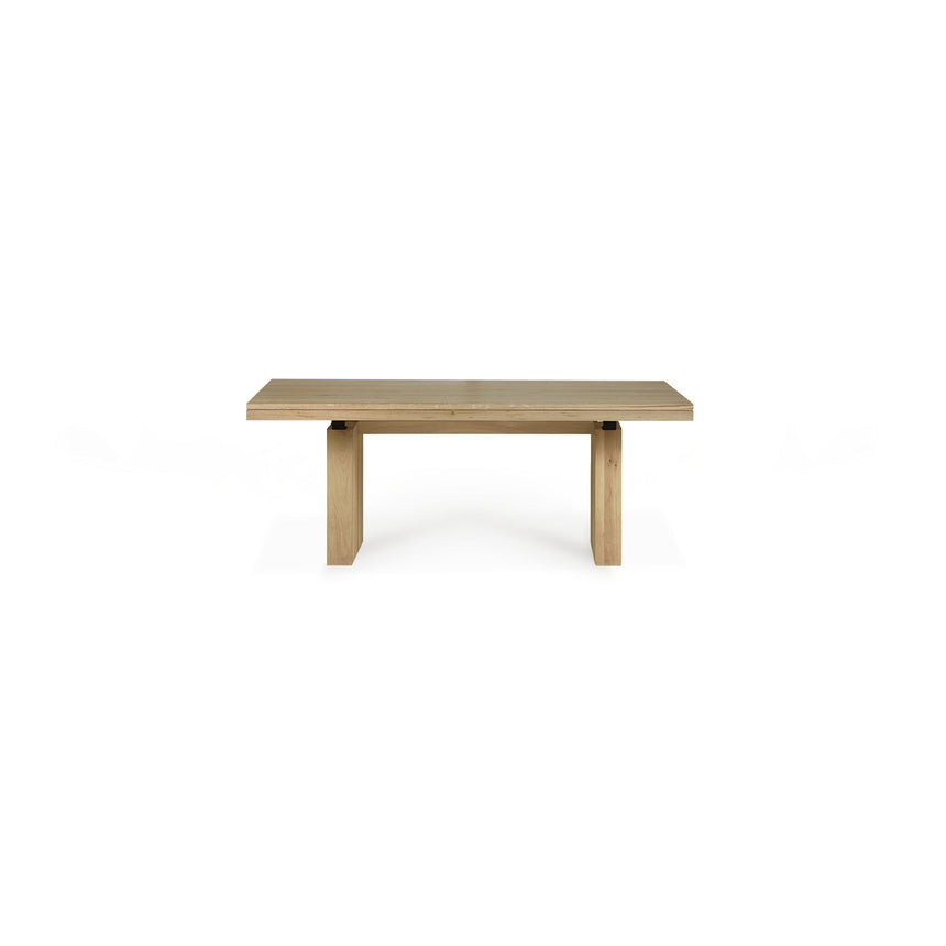 Double ausziehbarer Esstisch - Eiche - rechteckig - 200/300 x 100 x 76 cm - ZEN ZONE