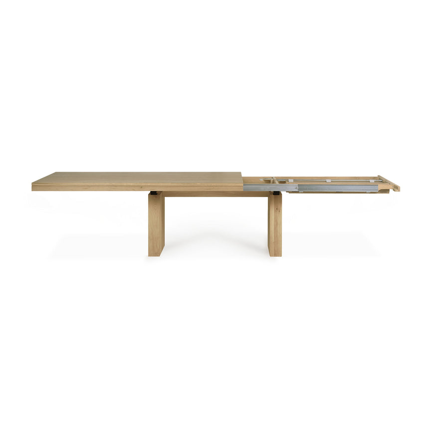 Double ausziehbarer Esstisch - Eiche - rechteckig - 200/300 x 100 x 76 cm - ZEN ZONE