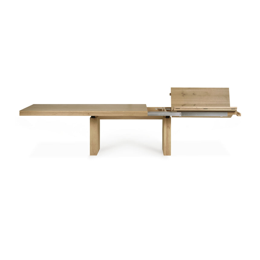 Double ausziehbarer Esstisch - Eiche - rechteckig - 200/300 x 100 x 76 cm - ZEN ZONE