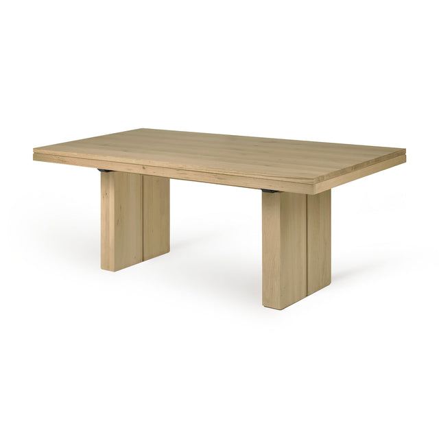 Double ausziehbarer Esstisch - Eiche - rechteckig - 200/300 x 100 x 76 cm - ZEN ZONE