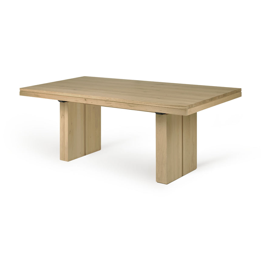 Double ausziehbarer Esstisch - Eiche - rechteckig - 200/300 x 100 x 76 cm - ZEN ZONE