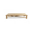 Garten Couchtisch Camogli aus Teakholz in Natur, 180×90×30 cm - ZEN ZONE Furniture