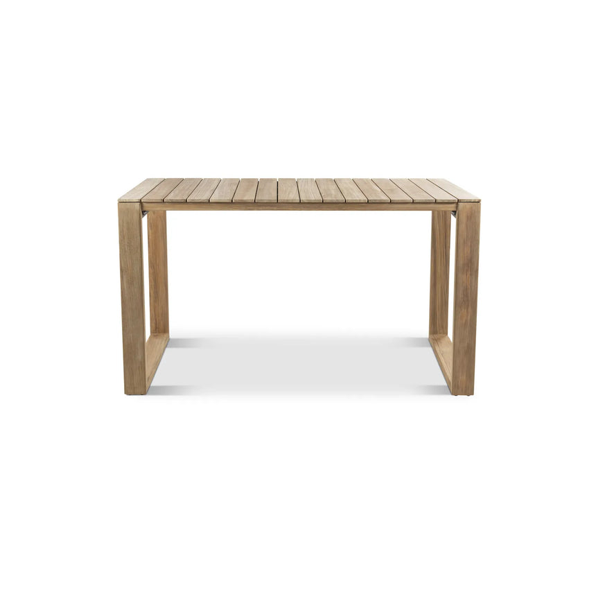 Outdoor Bartisch Numana aus Naturteak, 160x75×90 cm - ZEN ZONE Furniture