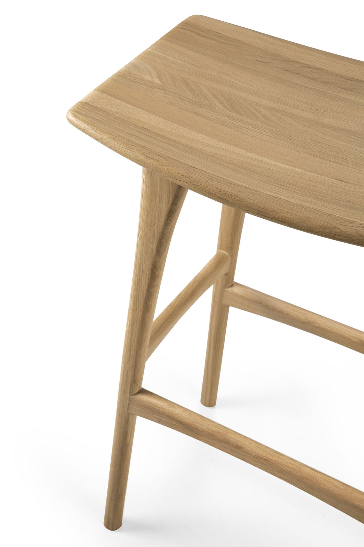 Osso Barhocker - lackierte Eiche - 57 x 33 x 80 cm - ZEN ZONE Furniture