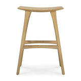Osso Barhocker - lackierte Eiche - 57 x 33 x 80 cm - ZEN ZONE Furniture