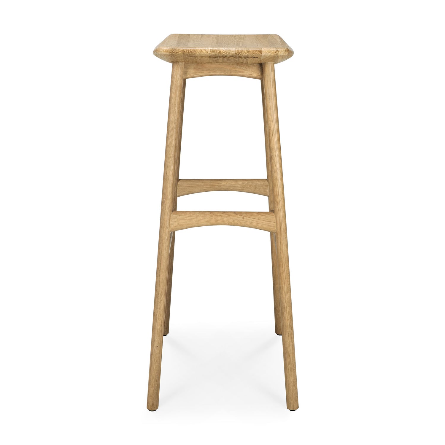 Osso Barhocker - lackierte Eiche - 57 x 33 x 80 cm - ZEN ZONE Furniture
