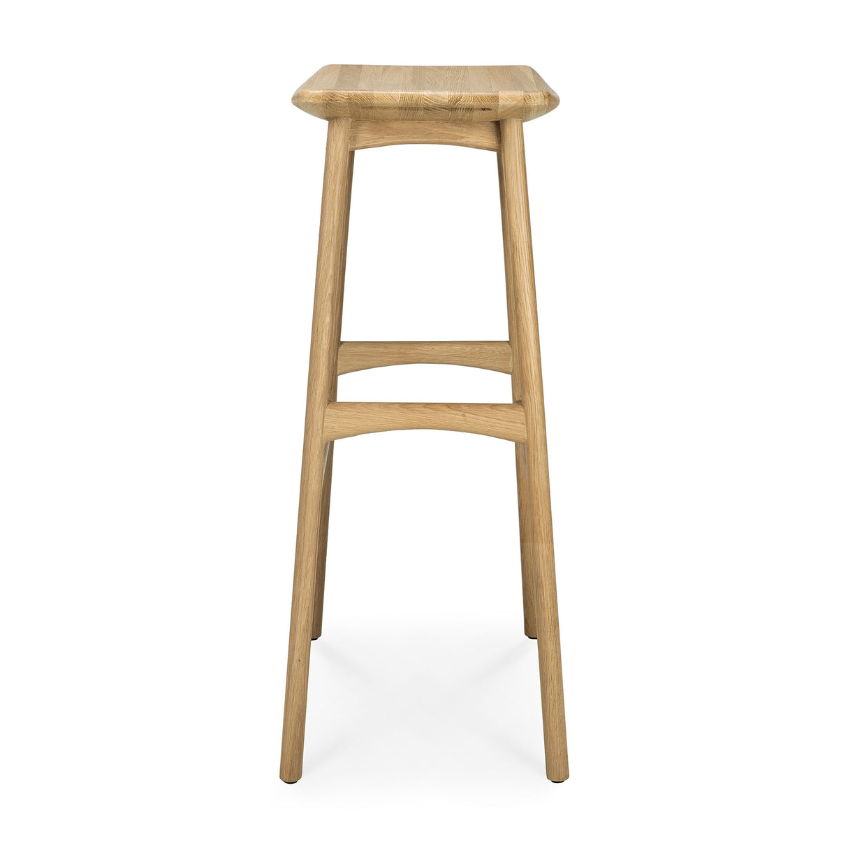 Osso Barhocker - lackierte Eiche - 57 x 33 x 80 cm - ZEN ZONE Furniture