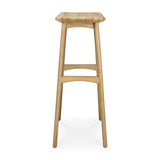 Osso Barhocker - lackierte Eiche - 57 x 33 x 80 cm - ZEN ZONE Furniture
