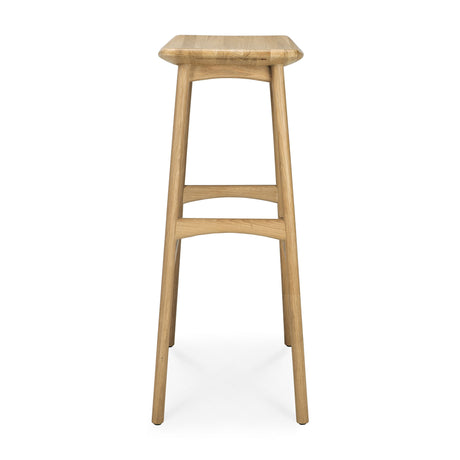 Osso Barhocker - lackierte Eiche - 57 x 33 x 80 cm - ZEN ZONE Furniture