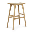 Osso Barhocker - lackierte Eiche - 57 x 33 x 80 cm - ZEN ZONE Furniture