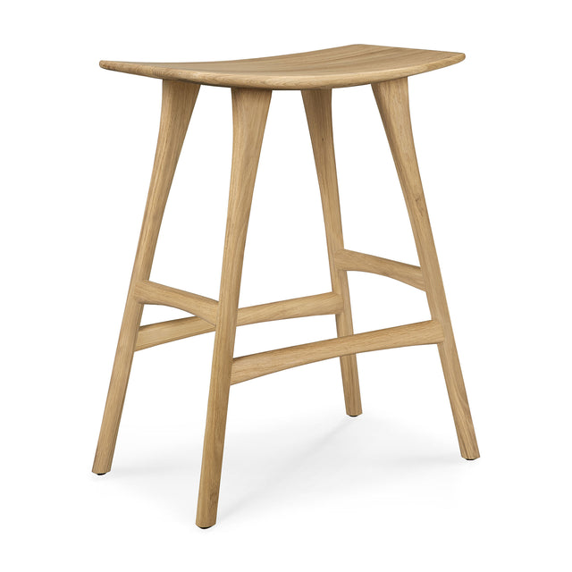 Osso Tresenhocker - Eiche - 57 x 33 x 67 cm - ZEN ZONE Furniture
